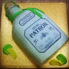 Patron Tequila Bottle Cake By Holly Braddock Bottle Cake Tequila Cake Funny Birthday Cakes
