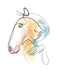 Horse One Line Drawing By Withoneline In 2020 Horse Tattoo Design Horse Drawings Horse Tattoo