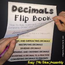 Decimals Flip Book New Resource Price Is Marked 50 Off Until 12 8 15 Decimals Fifth Grade Math Math Classroom