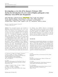 A sudden high temperature of 38c or above. Pdf Investigating A Crow Die Off In January February 2011 During The Introduction Of A New Clade Of Highly Pathogenic Avian Influenza Virus H5n1 Into Bangladesh