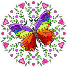 Pin By Martha Rodriguez Lucio On Happy Color Flower Drawing Butterfly Art Whimsical Art