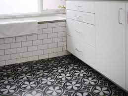 On the floors, carrara venato 2 octagon polished mosaic tile, on the walls, white glass subway tile with rope trim, and finally, on the shower and recessed shelf, carrara bianco polished 3 hexagon marble mosaic tile. Dramatic Contrast 20 Gorgeous Black White Tile Patterns Apartment Therapy
