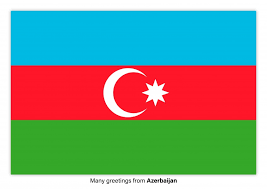 Zware kwaliteitsvlag, snelle levering, veilig betalen. Many Greetings From Azerbaijan Vakantiegroeten Echte Ansichtkaarten Online Verzenden