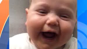 Toddler Laughs And Laughs When Daddy Blows On A Dandelion