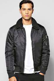 Borg Collar Ma1 Bomber Jacket Jackets Bomber Jacket Men Mens Jackets