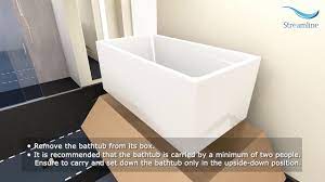 See what is ratings for streamline servers hosting services. Streamline Acrylic Freestanding Bathtub Installation Video Youtube
