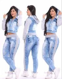 Calça Jeans Com Moletom Do Lado Conjunto Jeans Feminino Destroyed Calca E Jaqueta C Moletom Denim Fashion Remake Clothes Lace Jeans