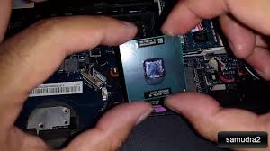 Proses Mengganti Processor Laptop Notebook Youtube