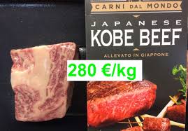 Oltre ai manzi, possono esser considerate kobe le mucche vergini; Manzo Di Kobe Al Supermercato Costa 280 Euro Kg Ma Arriva Dal Giappone