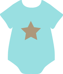 Brown Star Onesie Clip Art Brown Star Onesie Image Free Baby Shower Printables Baby Scrapbook Baby Clip Art