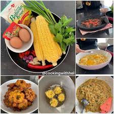 Campur jagung sisir, tepung terigu, telur ayam, santan, cabai, daun seledri, gula pasir, dan bumbu halus aduk rata. Pin On Cook