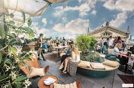Je veux trouver des dalles de terrasses pour mon jardin ou balcon pas cher ici bar toit terrasse paris 11. Creatures Le Restaurant En Rooftop Revient Sur La Terrasse Des Galeries Lafayette A Paris Sortiraparis Com