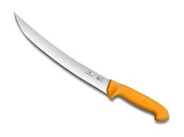 Couteau De Boucher Victorinox Swibo Lame 26cm 5 8435 26 Univers D Couteau De Boucher Couteau Acier Trempe