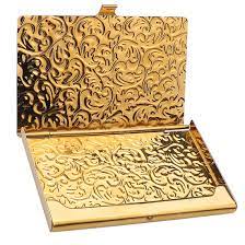 Unique holders in black, silver, gold, metal, wood. Yobansa Stainless Steel Gold Business Card Holder Credit Card Holder Name Card Holder Business Card Case For Men And Women Golden Buy Online In Angola At Angola Desertcart Com Productid 47337562