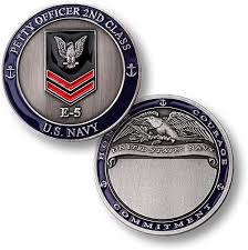 Navy Petty Officer Second Class Coin Chief Petty Officer Navy Chief Petty Officer Navy Petty Officer