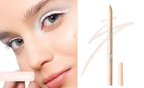 Amazon.com : Kaely Beige White Eyeliner Pencil for Waterline, Sharpenable  Multi-Use Peach Nude Gel Eyeliner, Eye Liner Waterproof Smudge proof,  Smooth Eye Makeup Liners, delineador de ojos contra el agua, 03 :