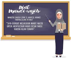 Mandi wajib sama halnya dengan mandi besar yang dilakukan setelah haid dan nifas dan setelah berhubungan suami istri. Bacaan Niat Mandi Wajib Brainly Co Id