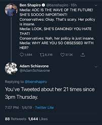 What Is Up With The Ben Shapiro Wanting Aoc Feet Pics Meme Outoftheloop