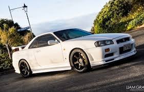 We present you our collection of desktop wallpaper theme: Wallpaper Car Machine Sunset Nissan Yellow Nissan Gt R Yellow Gtr Skyline R34 Rasvet Skyline Jdm Wheels People Images For Desktop Section Nissan Download