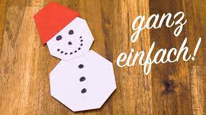 Wie du die app am besten nutzt, zeigen wir dir hier. Schneemann Falten Mit Kindern Basteln Mit Papier Fur Weihnachten Youtube