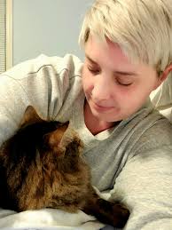 My girl Blue 🐦 telling me a secret 🤠!