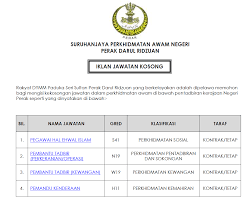 We did not find results for: Jawatan Kosong Terkini Di Suruhanjaya Perkhidmatan Awam Negeri Perak Spa Perak Appjawatan Malaysia