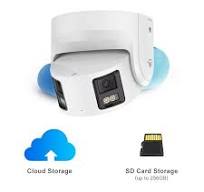 Anpviz 4K IP Camera 8MP Dual Lens 180 degree Panoramic Camera Turret Smart  Human/Vehicle Detection Alarm 2-ways audio