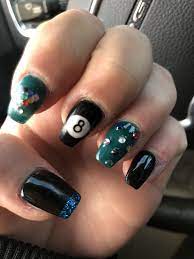 8 Ball Nails Glossedup Nails Cool Nail Designs Nail Art
