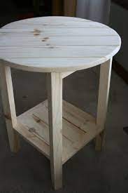 Side Table Round Wood Table Side Table Decor Diy Side Table