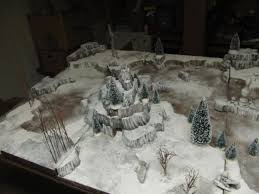 Board Iceworld Snow Terrain Warhammer 40k Terrain Warhammer Terrain Wargaming Terrain Warhammer