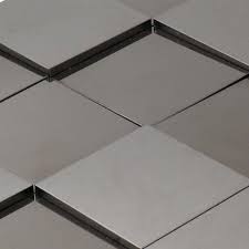Glanz im badezimmer und auffrischen von fliesen. Atemberaubend Feature Wand Backsplash 3d Edelstahl Mosaik Fliese Glanzend Schwarz