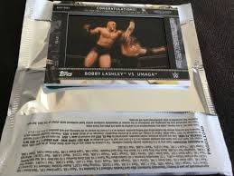 2021 Topps WWE Robert Lashley v Umaga Match Film Strip Relic /299