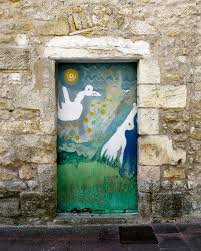 Rochefort Charente Maritime Sur Le Port Painted Doors Mural Painting Entrance Doors