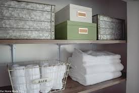 A linen storage cabinet can be essential to keeping towels and sheets not only organized but also accessible. Bathroom Linen Closet Reveal Our Home Made Easy