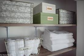 Build your own linen cabinet using the free downloadable woodworking plans available at the link. Bathroom Linen Closet Reveal Our Home Made Easy