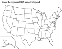 The blank us map has a remarkable significance as it illustrates an extensive variety of diverse geography subject matters by the use of such outline maps of the united states. Blank Map Of The United States Worksheets