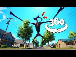 360 Video Siren Head 360 Part 2 Funny Horror Animation Vr Youtube Funny Horror Horror Animation
