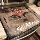 Bless This Mess Farmhouse Stove Top Board / Cow Stove Cover ...
