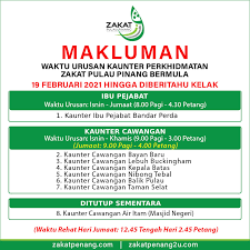 Jawatan kosong jabatan pendidikan negeri pulau pinang. Pusat Zakat Pulau Pinang Rass Naa