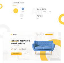 Landing Page Design For Furniture Repair On Behance Landing Page Design Banner Design Layout Medical Website Design