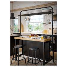 Assemble hemnes dresser per ikea instructions or if it's already assembled, leave the top portion of the dresser. Vadholma Rack For Kitchen Island Black Ikea Indonesia