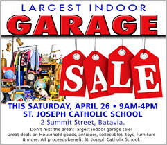 Other free listing sites, like gsalr.com and yardsalesearch.com; Sponsored Post Don T Miss The Largest Indoor Garage Sale This Saturday At St Joe S The Batavian