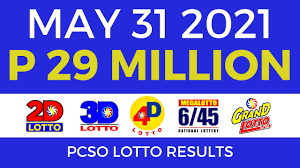 Any winnings will be multiplied by the amount shown on your ticket. Lotto Result Today 9pm May 31 2021 6 55 6 45 4d Swertres Ez2 Pcso Youtube