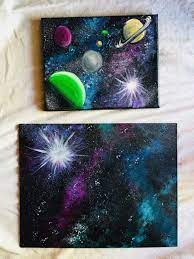 How To Paint A Galaxy Step By Step Painting For Beginners Abstract Art Painting Diy Galaxy Painting Abstract Art Painting Techniques