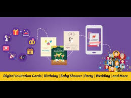 Create online invitations for every celebration. Digital Invitation Card Maker Invite Maker Youtube
