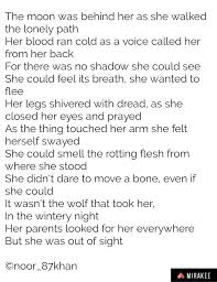 Horror Poem Poems Call Her Feelings
