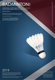 Badminton Championship Poster Template Badminton Badminton Championship Badminton Photos