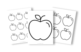 Maybe you would like to learn more about one of these? Free Printable Large Medium Small Apple Templates