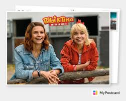 Tolle geschichten aus der beliebten reihe »bibi & tina« als hörbuch ✔ jetzt bequem online bei thalia bestellen! Bibia Tina Bibi Tina Kindergeburtstag Bibi Tina Geburtstag Bibi Tina Einladung Bibi Und Tina Filme Postkarten Online