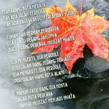 C dm g dm hanyalah senyummu yang menghapus rinduku am em telah lama tak ku. Dia Mengerti Lirik Lagu Kristen